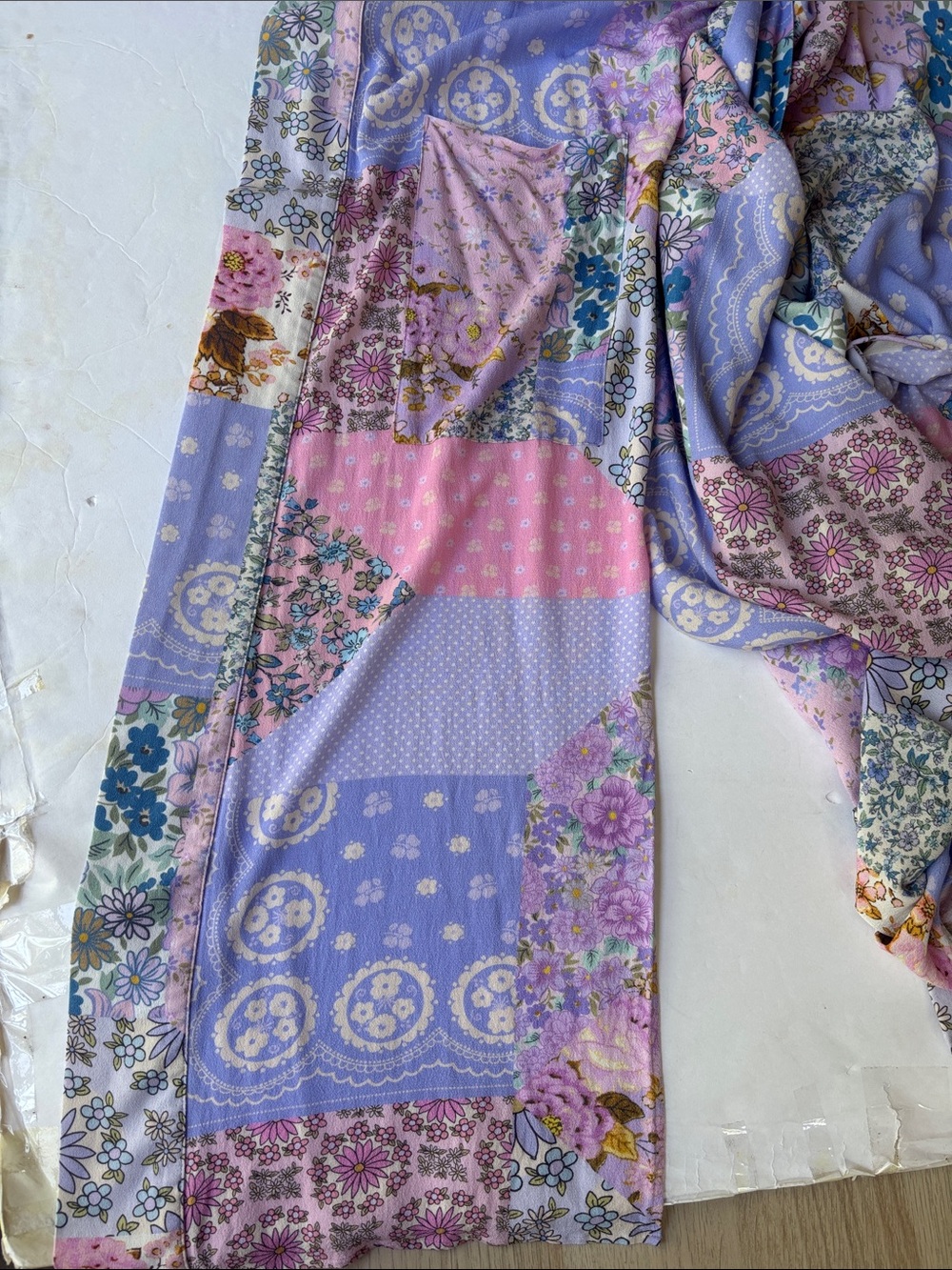 Spell Gypsy Collective Cha Cha Maxi Robe S/M Duster Coverup Lounge Long Pastel - Picture 9 of 17